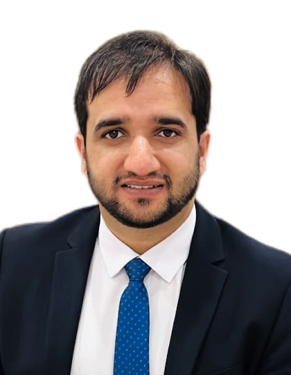 Dr. Ghulam Rasool in formal academic attire